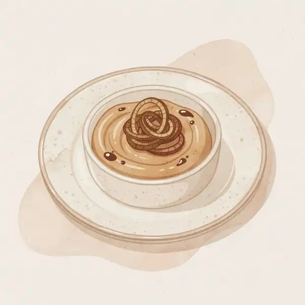 BBQ onion mayo illustration