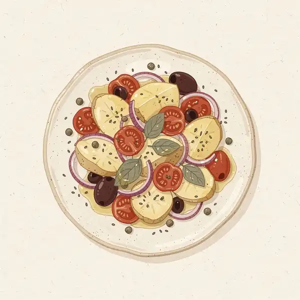 Insalata pantesca illustration