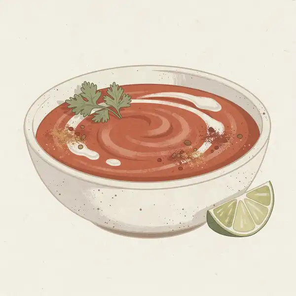 Masala sauce illustration