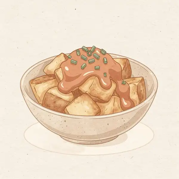 Patatas bravas illustration