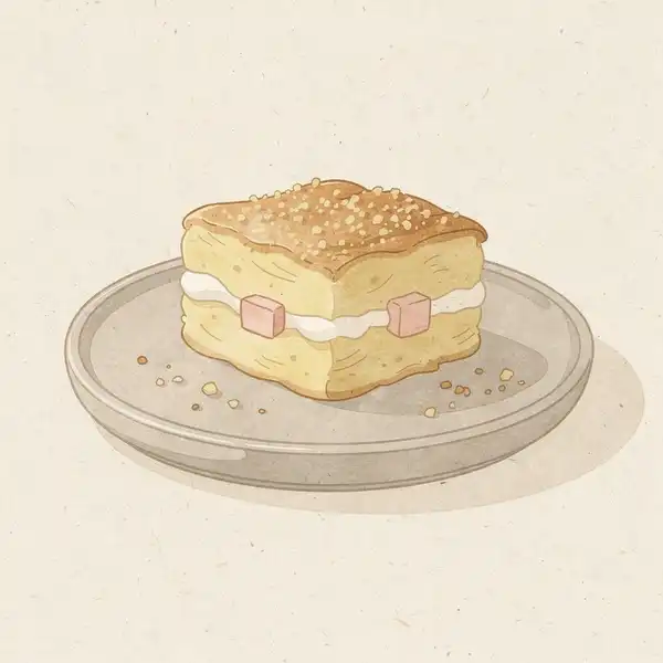 Potato gâteau illustration